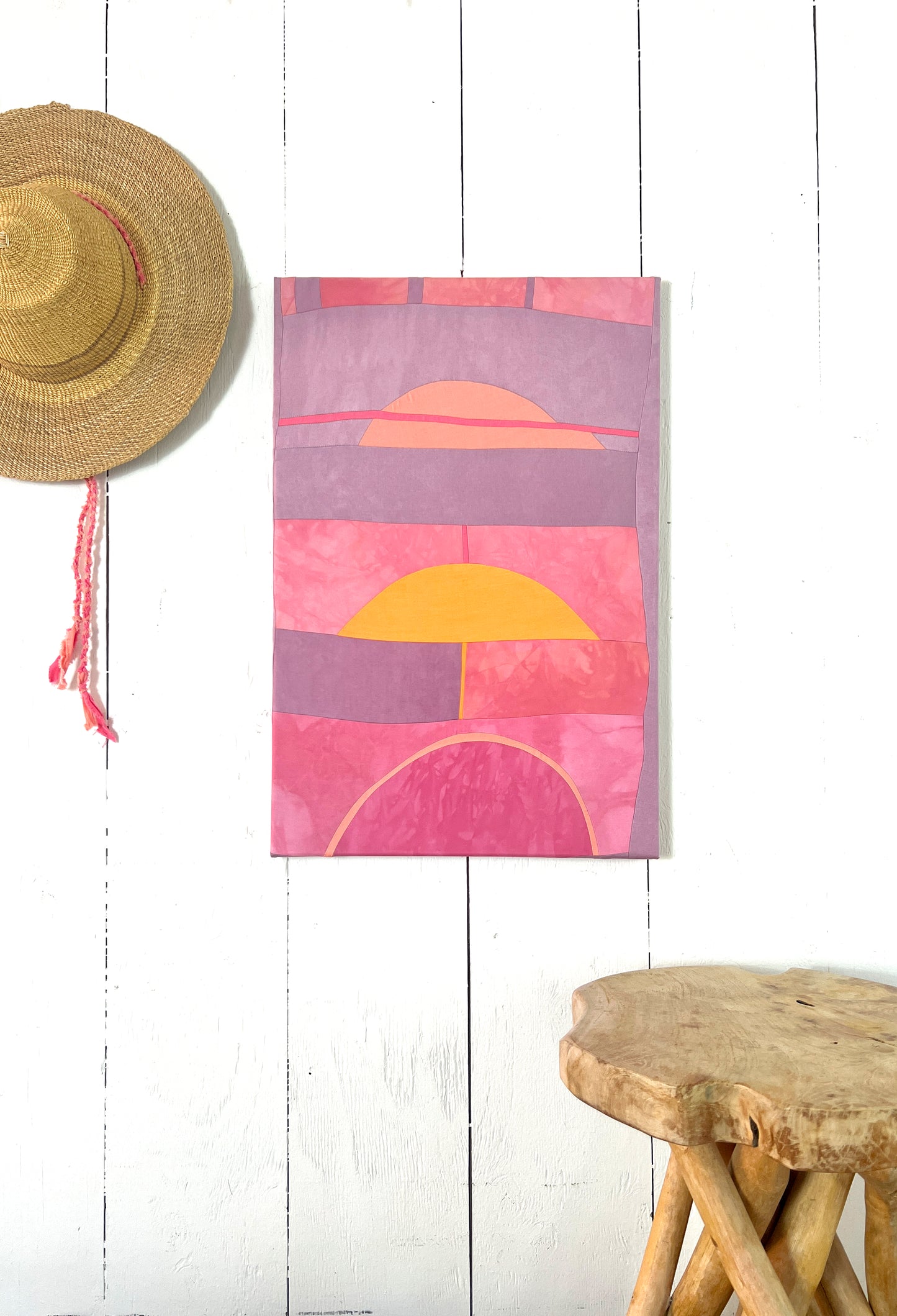 SUNSET I Fabric Wall Art - Panda Landa Studio