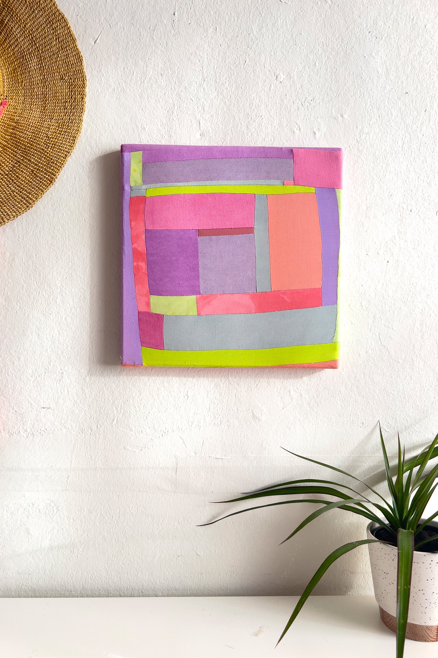 GLIMMER III Fabric Wall Art - Panda Landa Studio